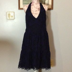 Anthropologie HD in Paris Blue Dress
